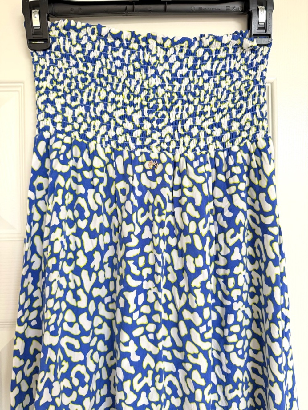 Maaji Enchanted Convertible Skirt Maxi Blue Animal Print M Revolve - Picture 9 of 10